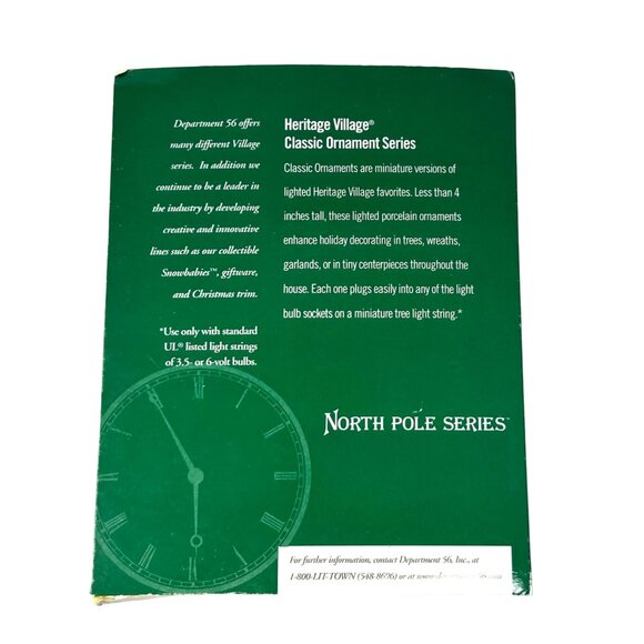 Department 56 - "Santas Lookout Tower" Lighted Ornament - Vintage 1998 - Picture 7 of 9